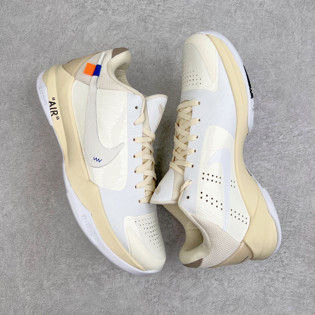 图片[3]-💰400 ＃S2纯原 科比复刻天花板nOff White x NK Zoom Kobe ZK5 科比5代 OW客制联名 DB4796-101 Zoom Turbo气垫➕后掌EVA缓震 实战配置直接拉满 原楦纸板开发 鞋身流线型、后跟塑形 区分土肥圆 原档数据3D打印 鞋面细节匹配原版 全身鞋材卡料色独家定制 唯一正确喷漆SWOOSH NK专利Flyknit飞线科技，给予鞋身足够抗扭矩力 真实底模最大48.5 实战利器 专供海外市场 Size：40 40.5 41 42 42.5 43 44 44.5 45 46 47.5 48.5n（脚宽、脚胖 建议买大半码） 编码：by4936070-运动鞋