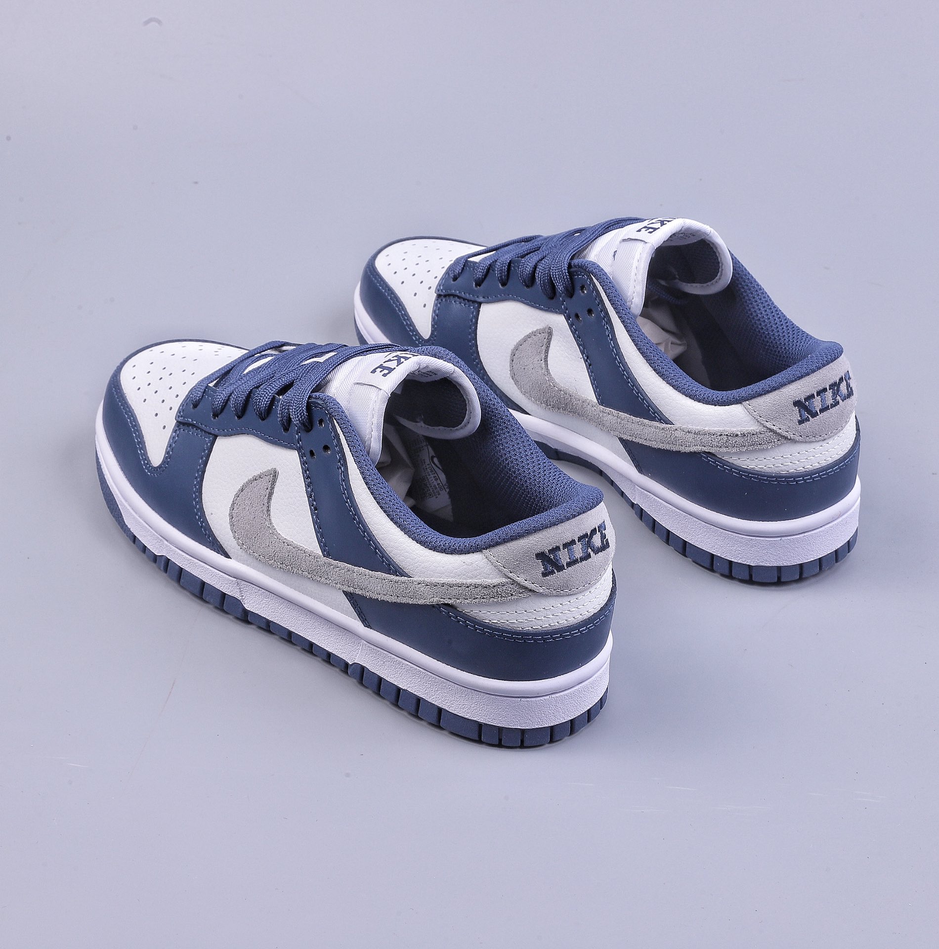 S Nike Dunk Low ”Midnight Navy” blue and white FD9749-400