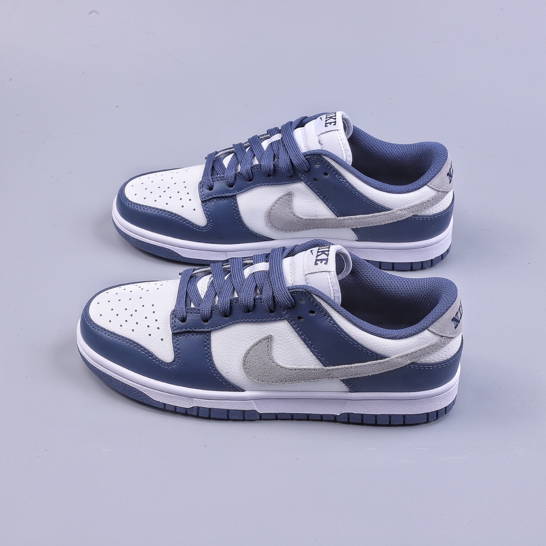 S Nike Dunk Low ”Midnight Navy” blue and white FD9749-400