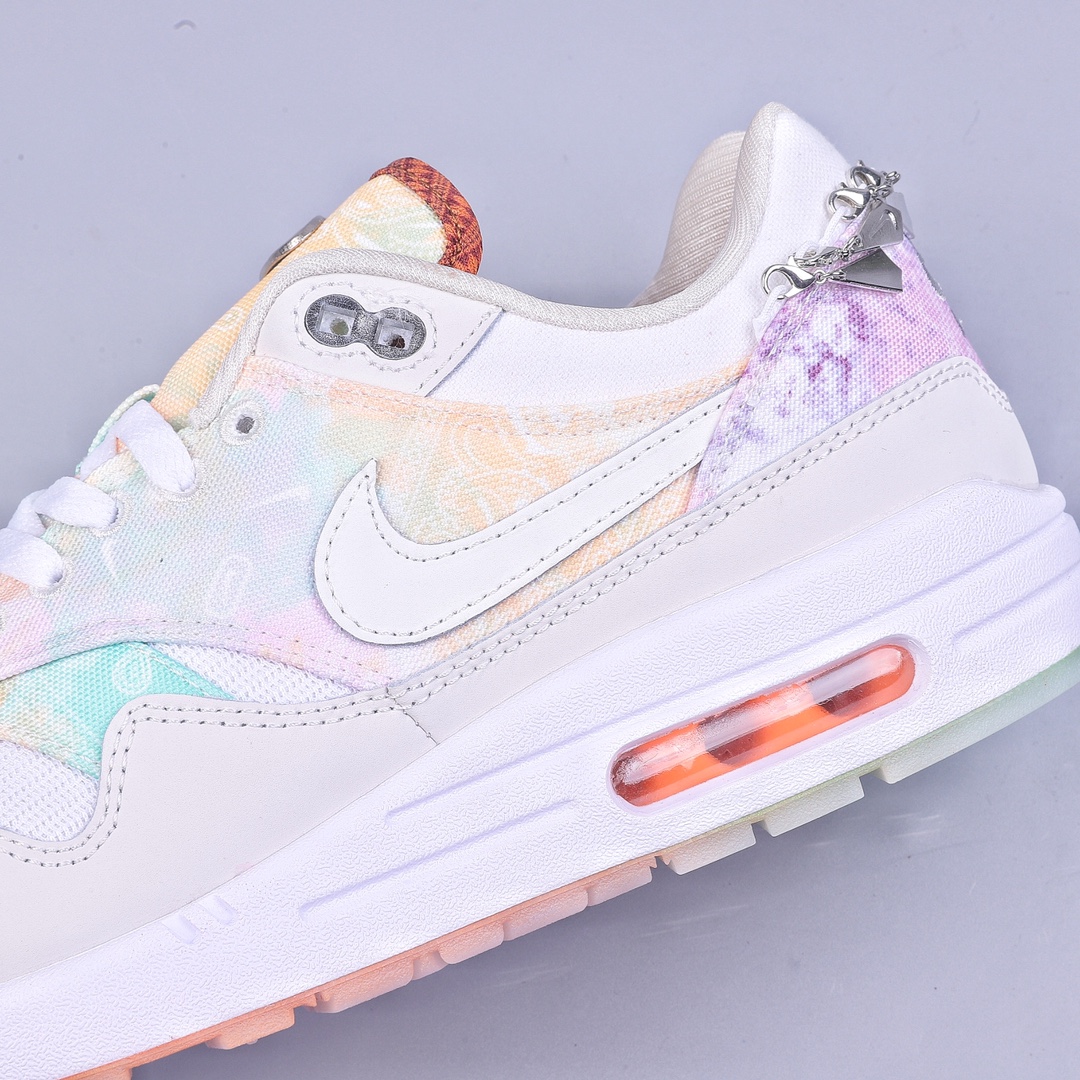 Nike Air Max 1 S replica white tie-dye retro casual running shoes FJ7734-101