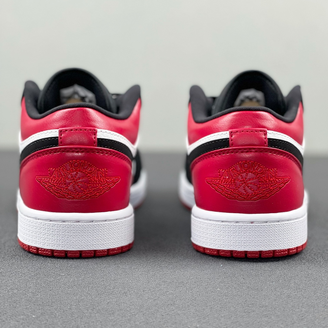 aj1黑脚趾low尺码36-47.5总裁Y3出品-AirJordan1Low“BlackToe”黑红脚趾