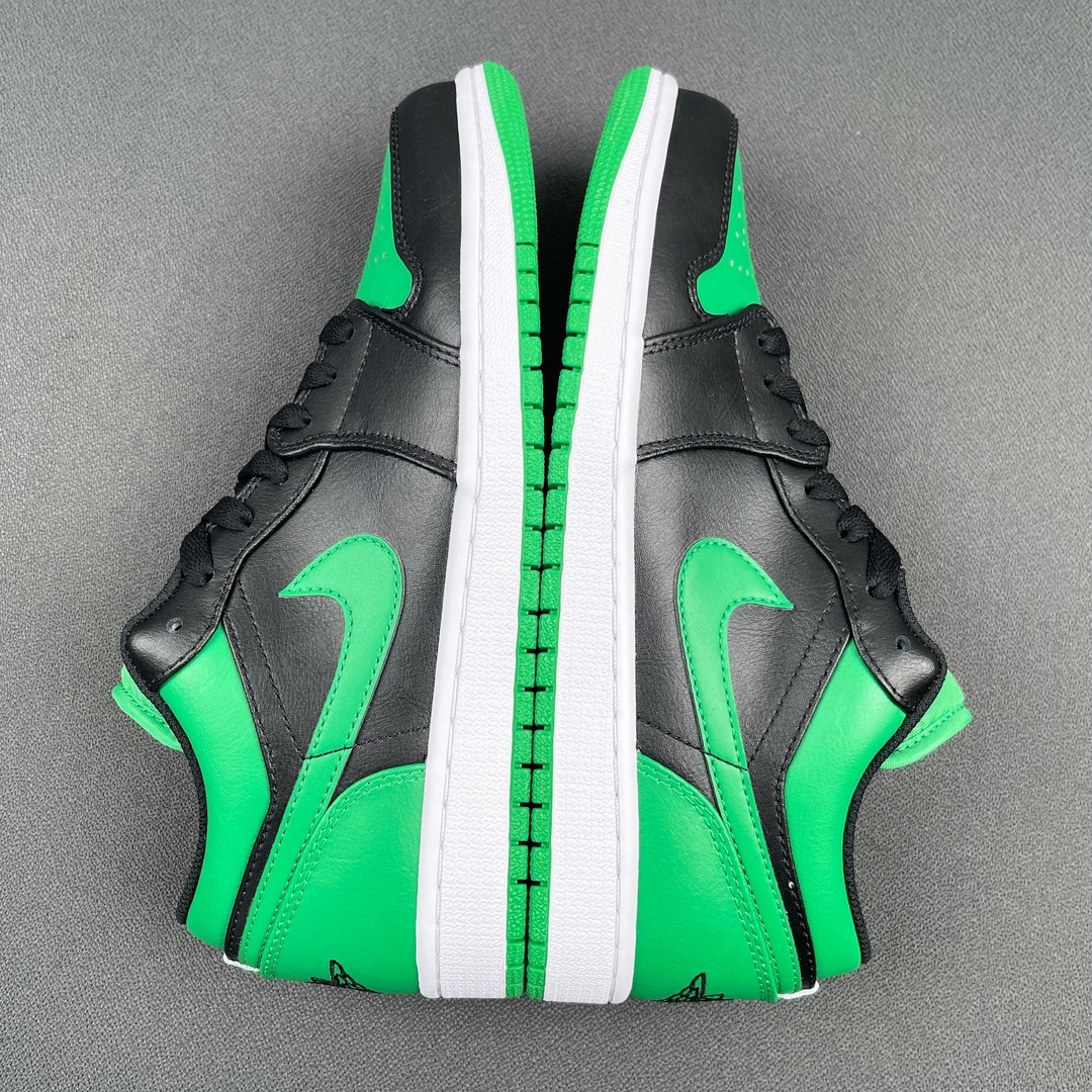 AJLow黑绿尺码36-47.5总裁R版出品-AirJordan1Low“LuckGreen”黑绿553