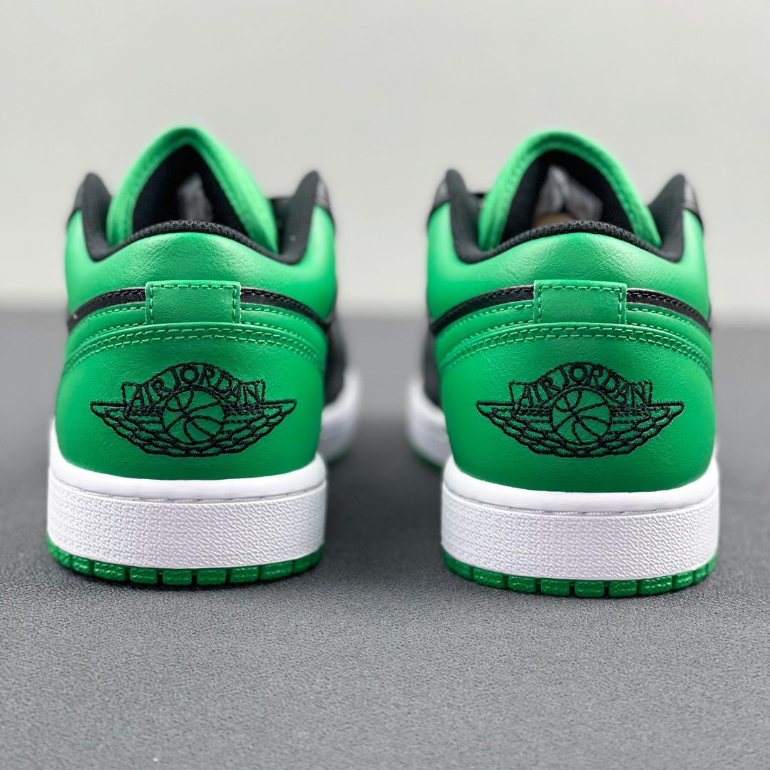 AJLow黑绿尺码36-47.5总裁R版出品-AirJordan1Low“LuckGreen”黑绿553