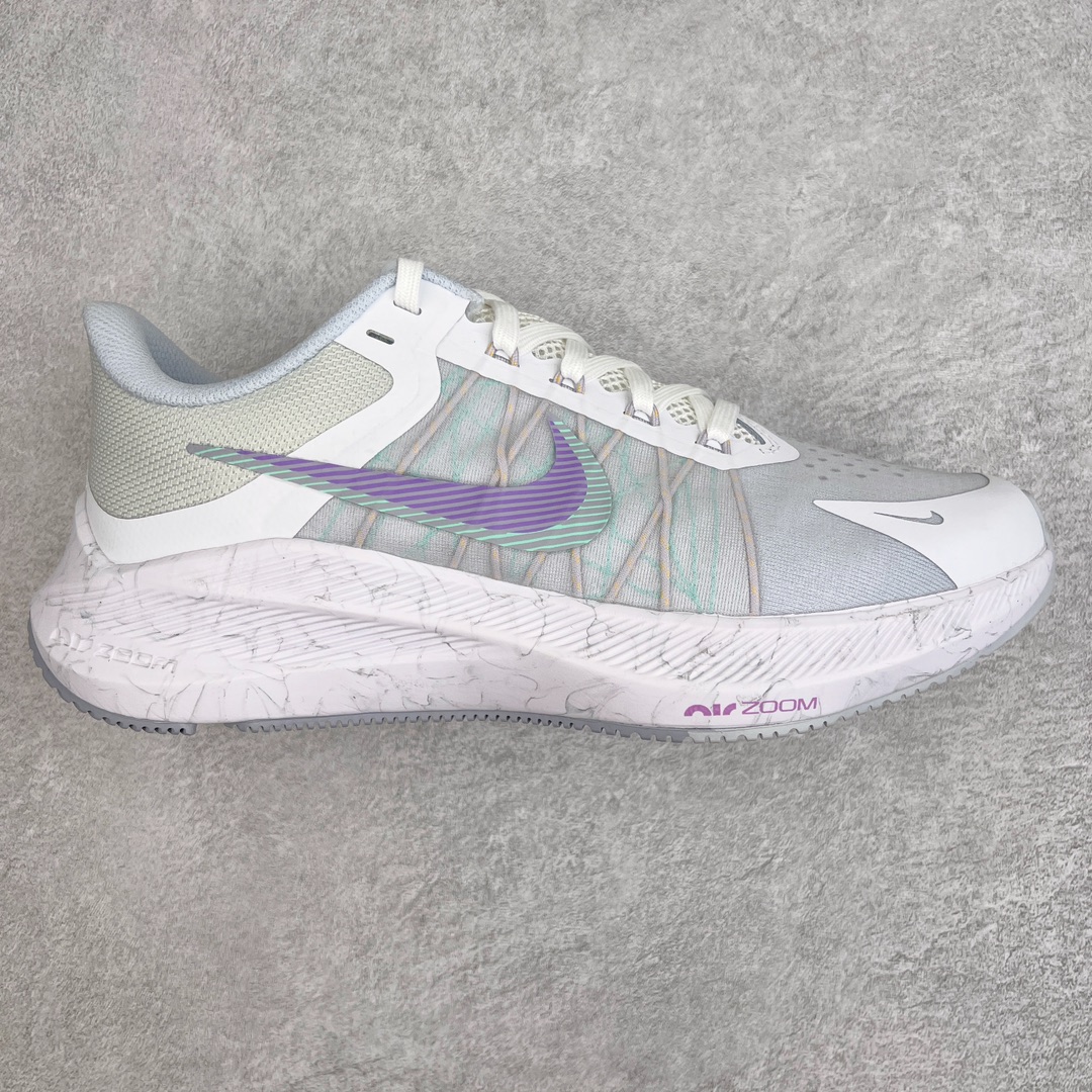 ＃TG纯原 NK Air Zoom Winflo V8 登月网面透气专业跑步鞋 CW3421-102 原档案数据原厂网纱 正确高频花纹 前后掌内置Zoom Air气垫 原装MD大底 脚感完美还原 原盒原配 QC检验、钢印 俱全 原底科技 同步原版 脚感堪比Boost 实拍调校N版已经零色差零失真 百分百还原实物色彩所见即所得 不存在货不对板色差等低级问题 选购参考实物拍摄 不混卖不参货 只用心做好货严格选品 承诺混一赔十 尺码：36 36.5 37.5 38 38.5 39 40 40.5 41 42 42.5 43 44 44.5 45-选品中心