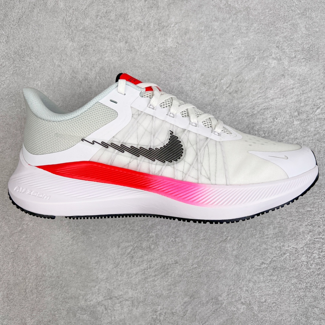 ＃TG纯原 NK Air Zoom Winflo V8 登月网面透气专业跑步鞋 CW3419-100 原档案数据原厂网纱 正确高频花纹 前后掌内置Zoom Air气垫 原装MD大底 脚感完美还原 原盒原配 QC检验、钢印 俱全 原底科技 同步原版 脚感堪比Boost 实拍调校N版已经零色差零失真 百分百还原实物色彩所见即所得 不存在货不对板色差等低级问题 选购参考实物拍摄 不混卖不参货 只用心做好货严格选品 承诺混一赔十 尺码：36 36.5 37.5 38 38.5 39 40 40.5 41 42 42.5 43 44 44.5 45-选品中心