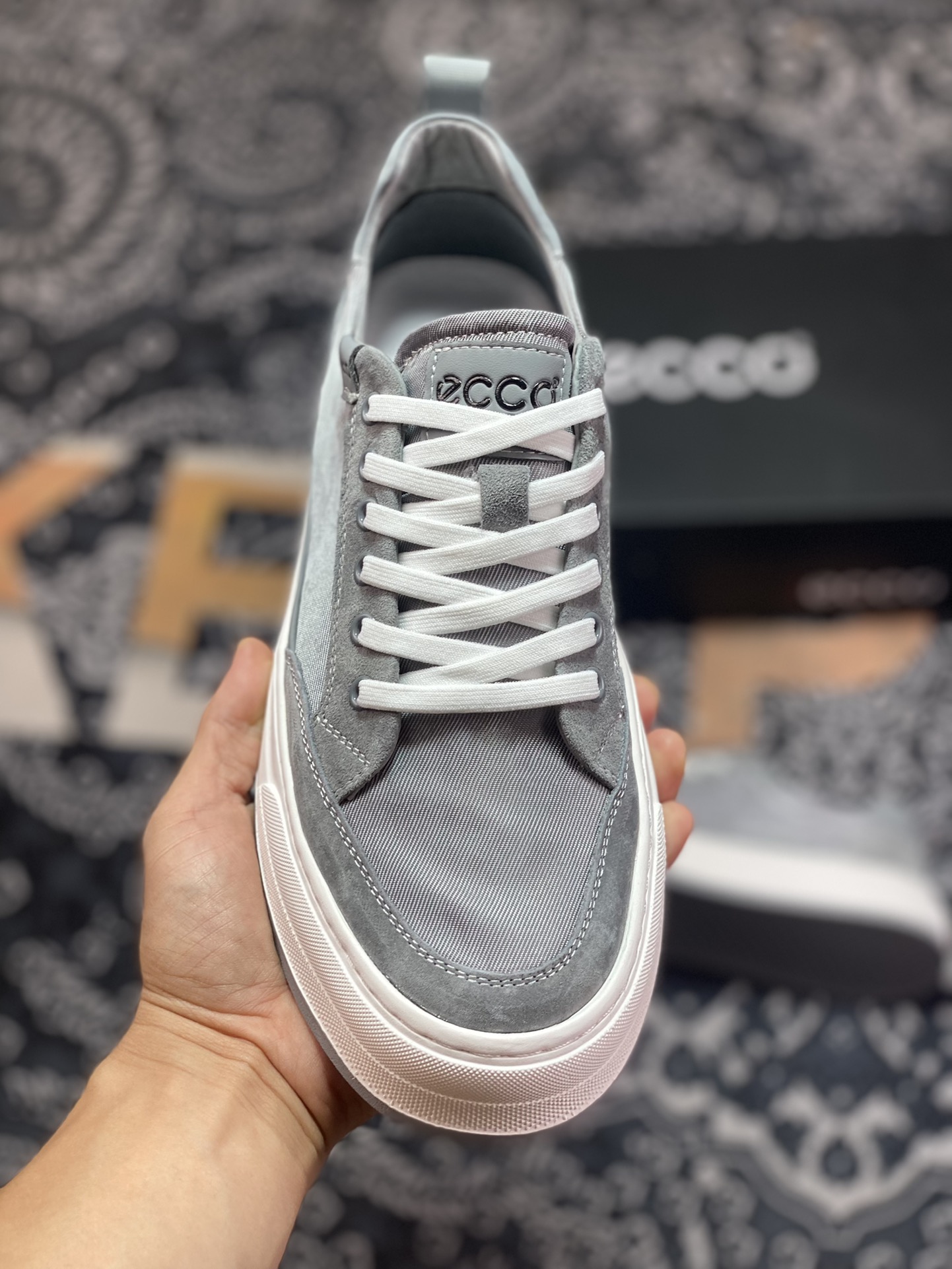 Ecco love step 2023 new men's shoes summer breathable sneakers men's casual shoes