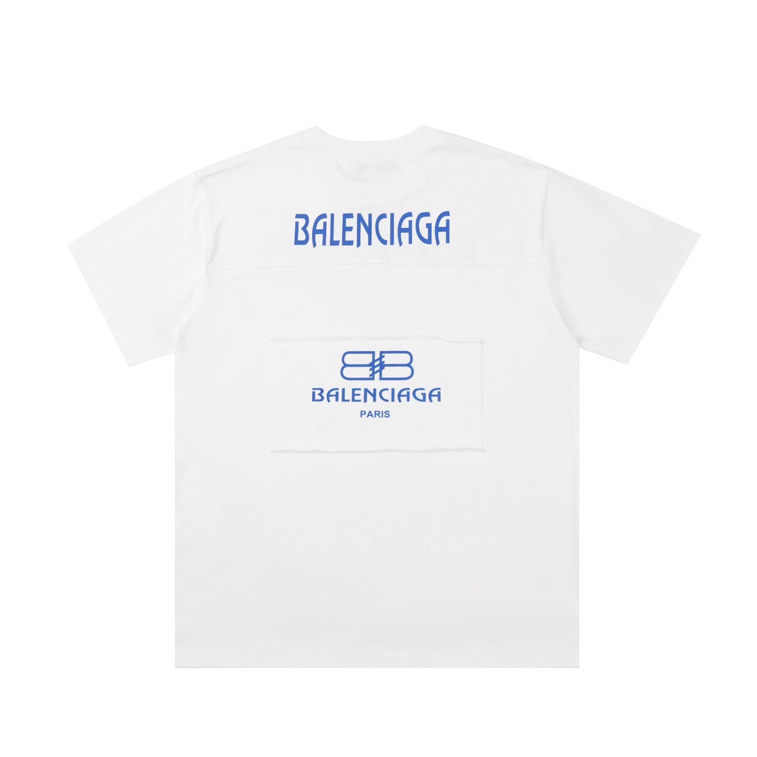 Balenciaga 巴黎世家 23ss 经典字母短袖