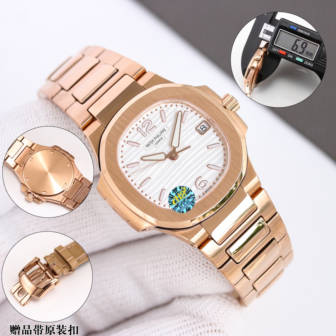 GR严选 PP鹦鹉螺7010系列石英女表