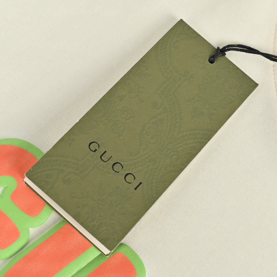 Gucci/古驰 夏日西瓜限定发泡印花短袖 胸前采用百灵达重工印花