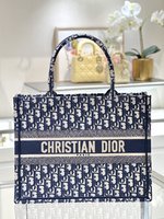Dior Book Tote Tote Bags Designer 7 Star Replica
 Blue Gold Yellow
