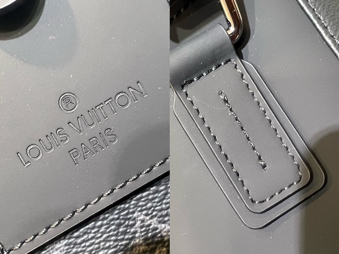 ！以经典学院风格为设计灵感！M40511这款Messenger MM Voyager中号邮差包采用柔软的Monogram Eclipse帆布材质 6