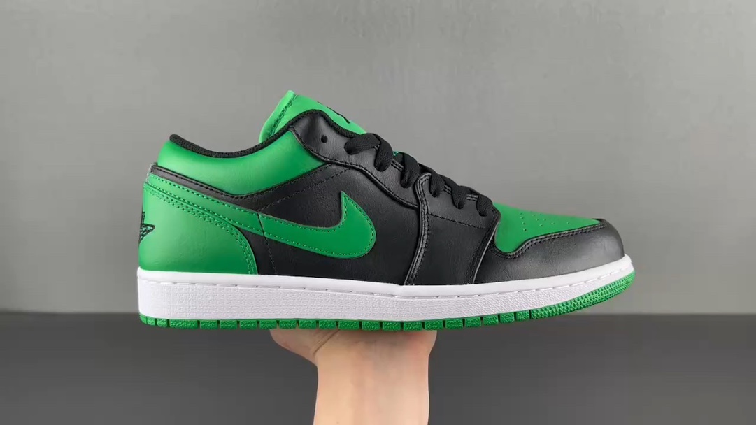 AJLow黑绿尺码36-47.5总裁R版出品-AirJordan1Low“LuckGreen”黑绿553