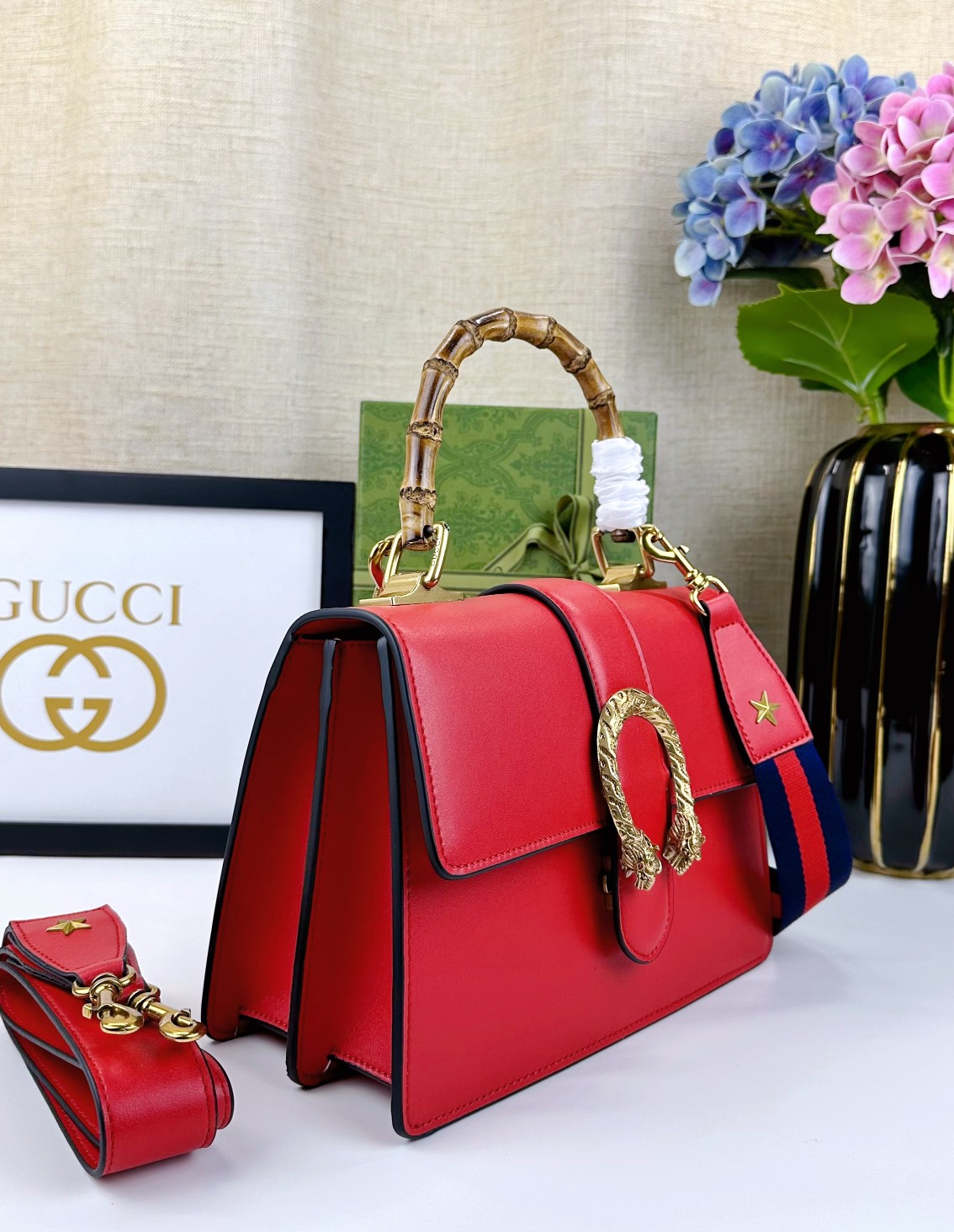 IG家 早春新作 竹節バッグ 高級鹿纹牛皮