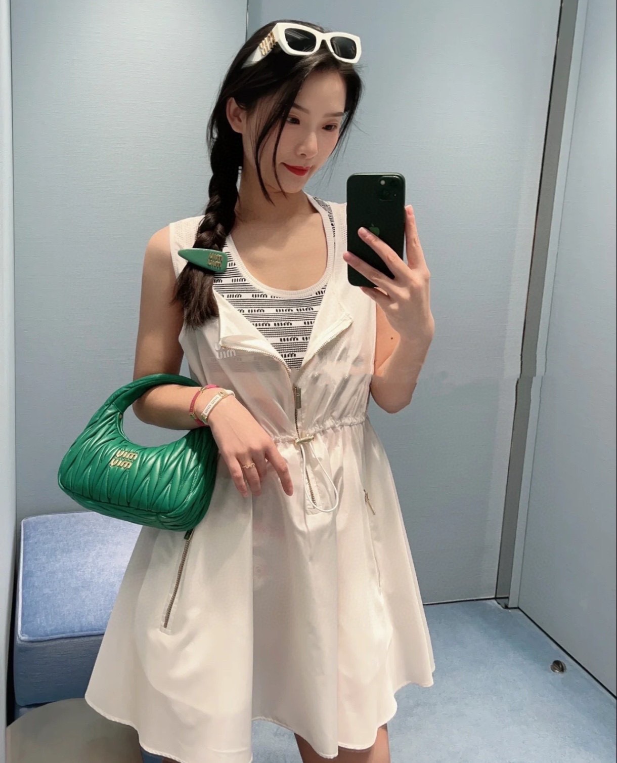 NO:198831,5BC 果绿, Miumiu, Miumiu198609095BC果绿,MIUMIU,miumiu,Bag