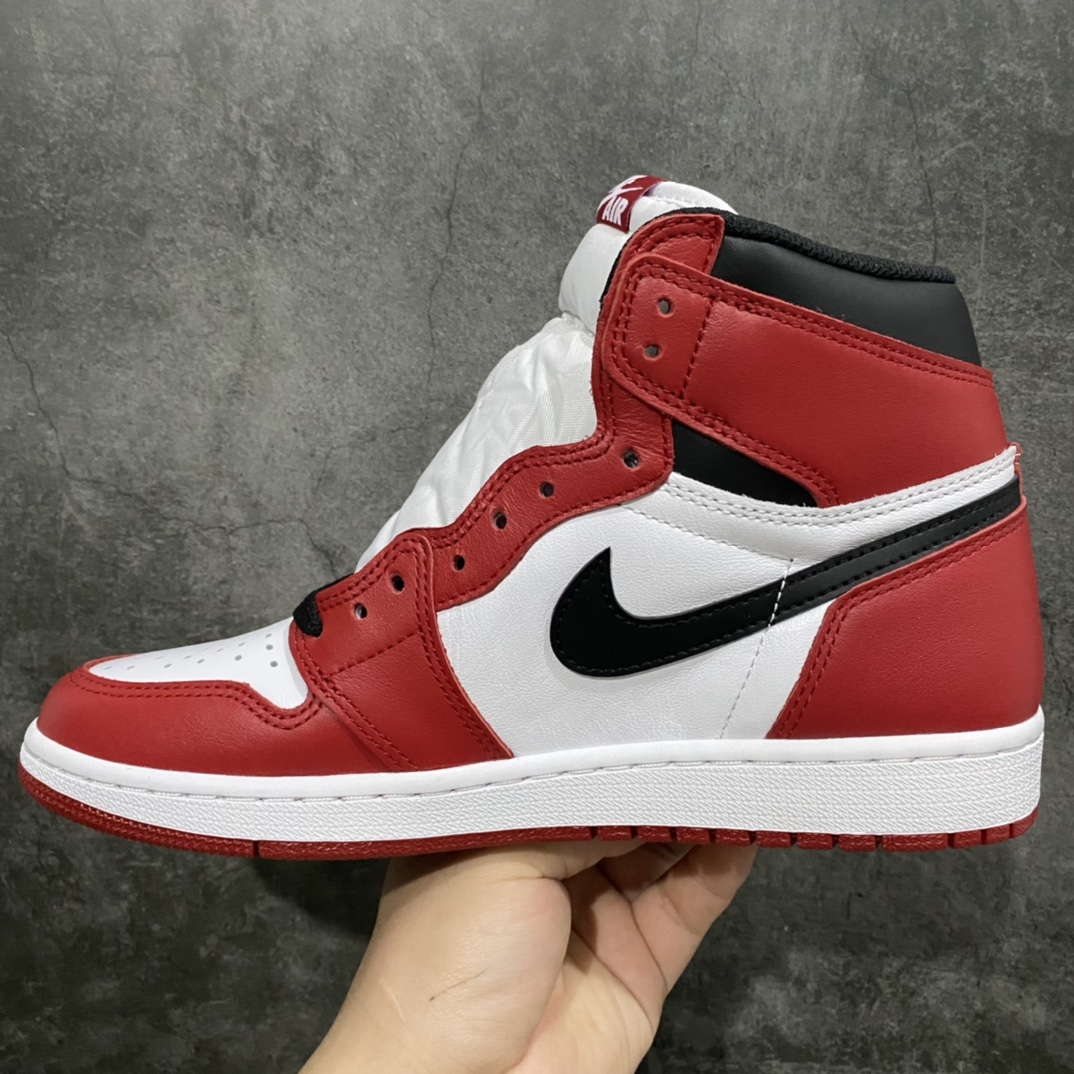 图片[2]-【LJR版本】Air Jordan 1 Retro AJ1芝加哥高帮555088-101n艺术品级别 任何细节经得起推敲n艺术家挑不出任何毛病n原鞋原楦头纸板开发n鞋型后跟收腰弧度完美 原厂Prime Asia皮料打造正确鞋垫背胶 飞翼3D高频深度立体高价零售首选版本 尺码：40.5-47.5-莆田鞋批发中心