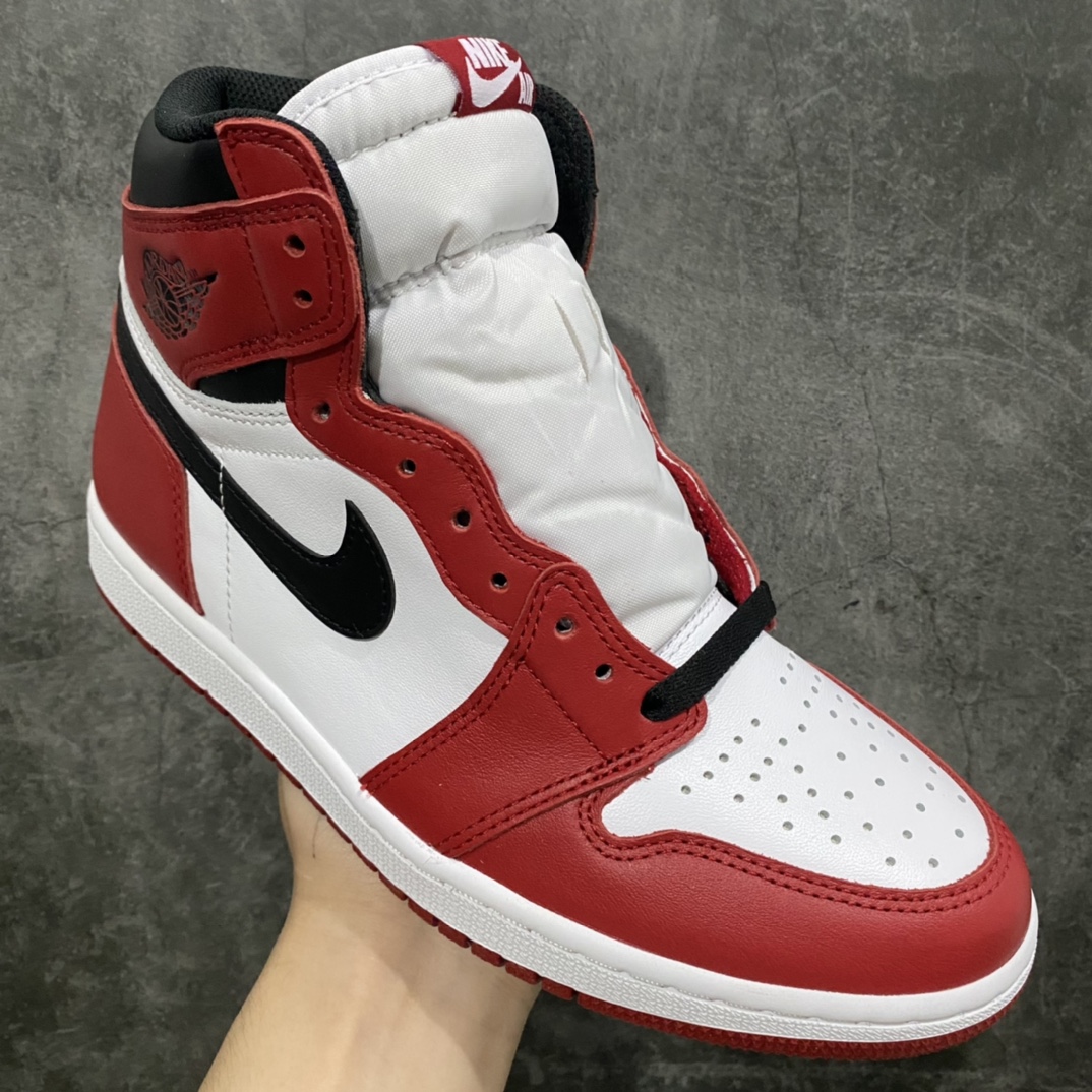 图片[3]-【LJR版本】Air Jordan 1 Retro AJ1芝加哥高帮555088-101n艺术品级别 任何细节经得起推敲n艺术家挑不出任何毛病n原鞋原楦头纸板开发n鞋型后跟收腰弧度完美 原厂Prime Asia皮料打造正确鞋垫背胶 飞翼3D高频深度立体高价零售首选版本 尺码：40.5-47.5-莆田鞋批发中心