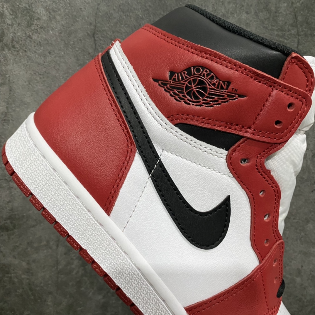 图片[7]-【LJR版本】Air Jordan 1 Retro AJ1芝加哥高帮555088-101n艺术品级别 任何细节经得起推敲n艺术家挑不出任何毛病n原鞋原楦头纸板开发n鞋型后跟收腰弧度完美 原厂Prime Asia皮料打造正确鞋垫背胶 飞翼3D高频深度立体高价零售首选版本 尺码：40.5-47.5-莆田鞋批发中心