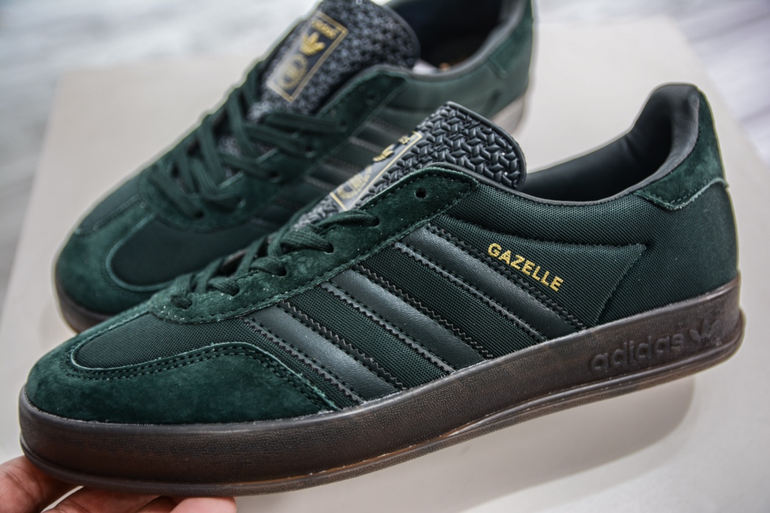 E Adidas Originals Gazelle Indoor clover retro casual shoes H06272