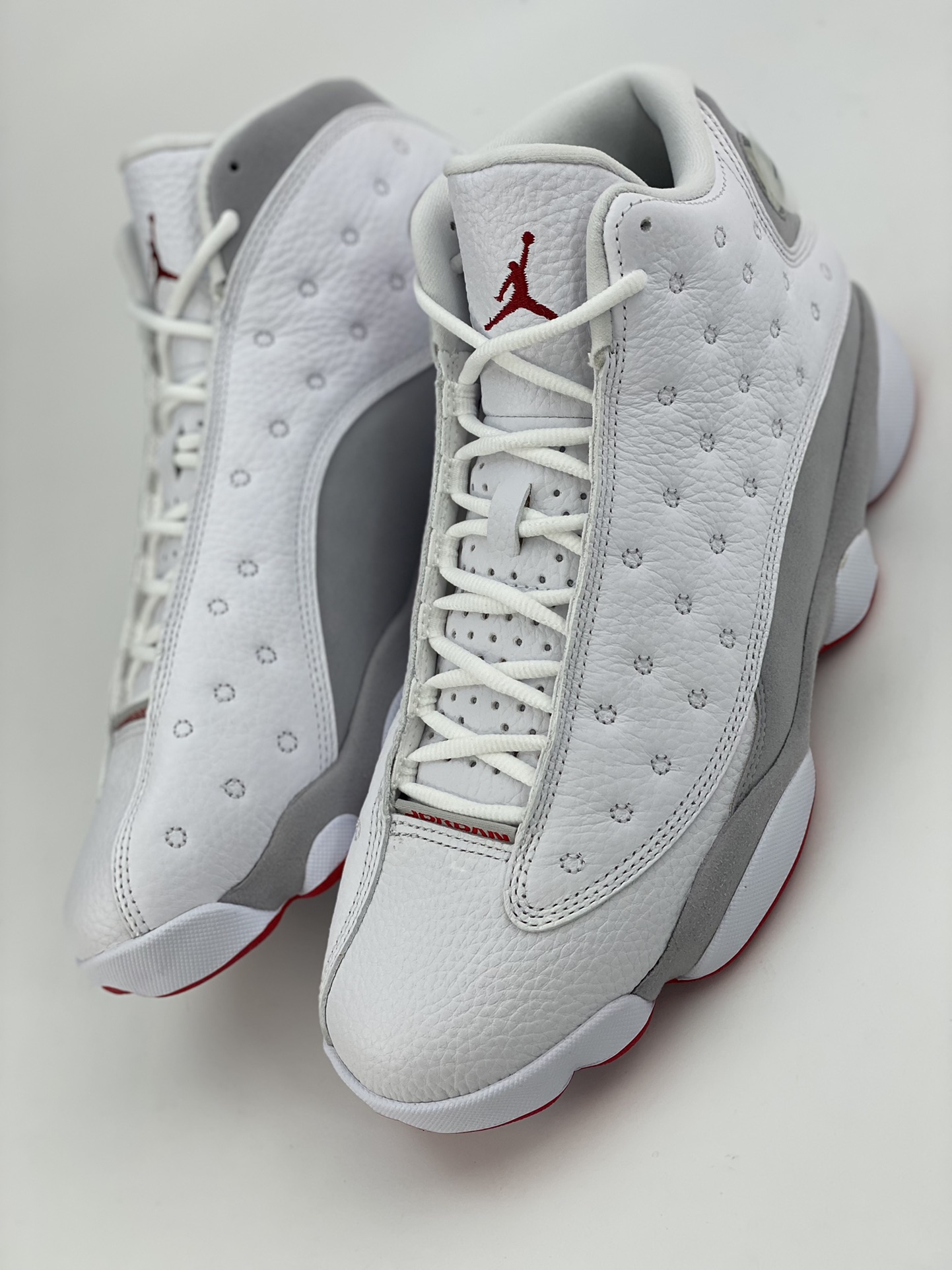 Air Jordan 13 Retro ”Wolf Grey” Wolf Gray White Red 414571-160