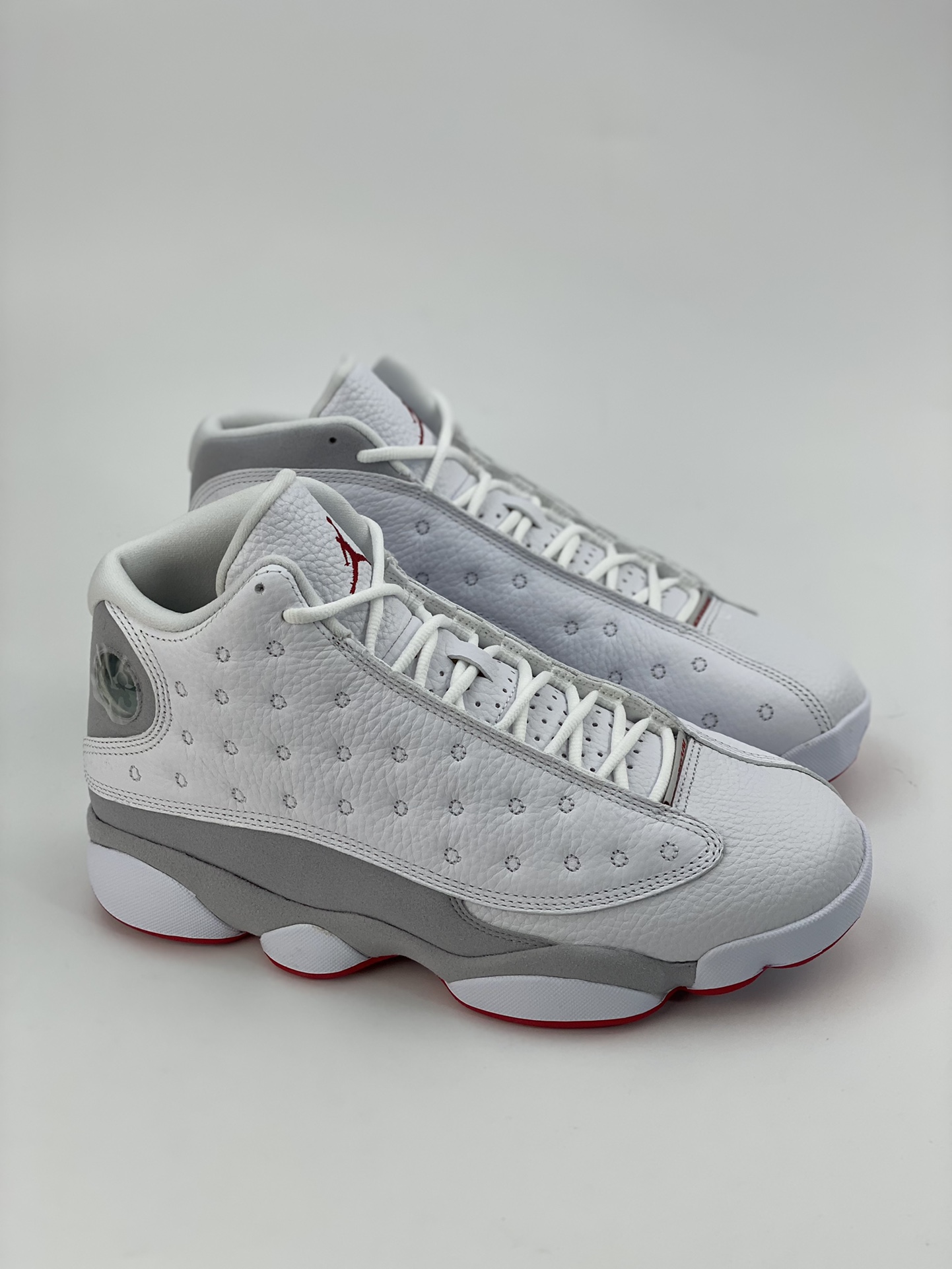 Air Jordan 13 Retro ”Wolf Grey” Wolf Gray White Red 414571-160