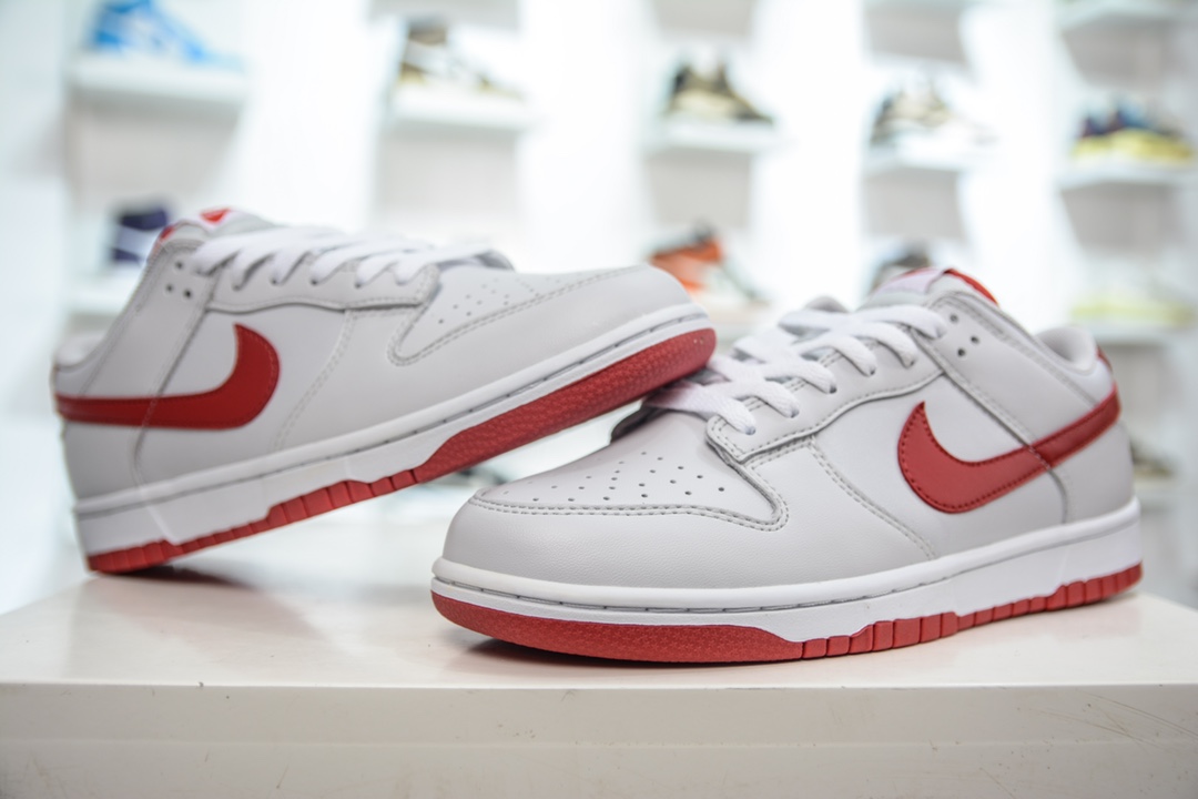 Original Nike Dunk Low White Black Raw Rubber CD2563-100