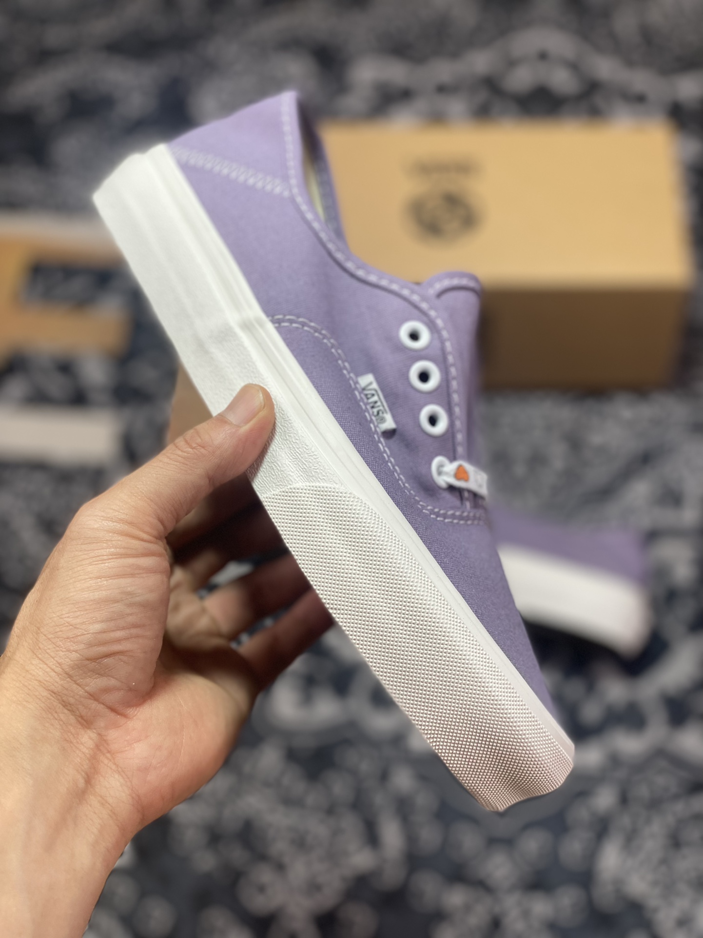 130  Vans Authentic VR3 环保系列 范斯官方 爱心印花鞋带休闲帆布鞋