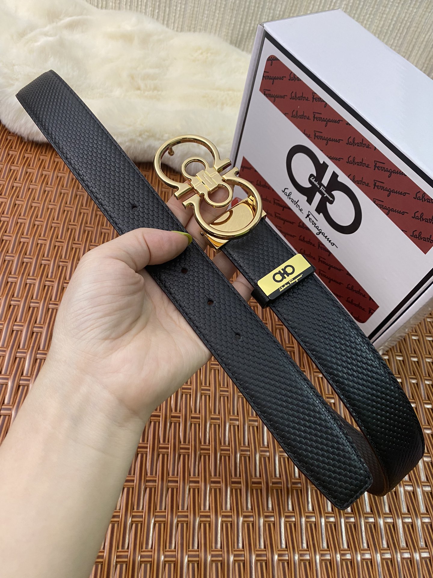 品名菲拉格幕原单皮带材质原单牛皮腰带