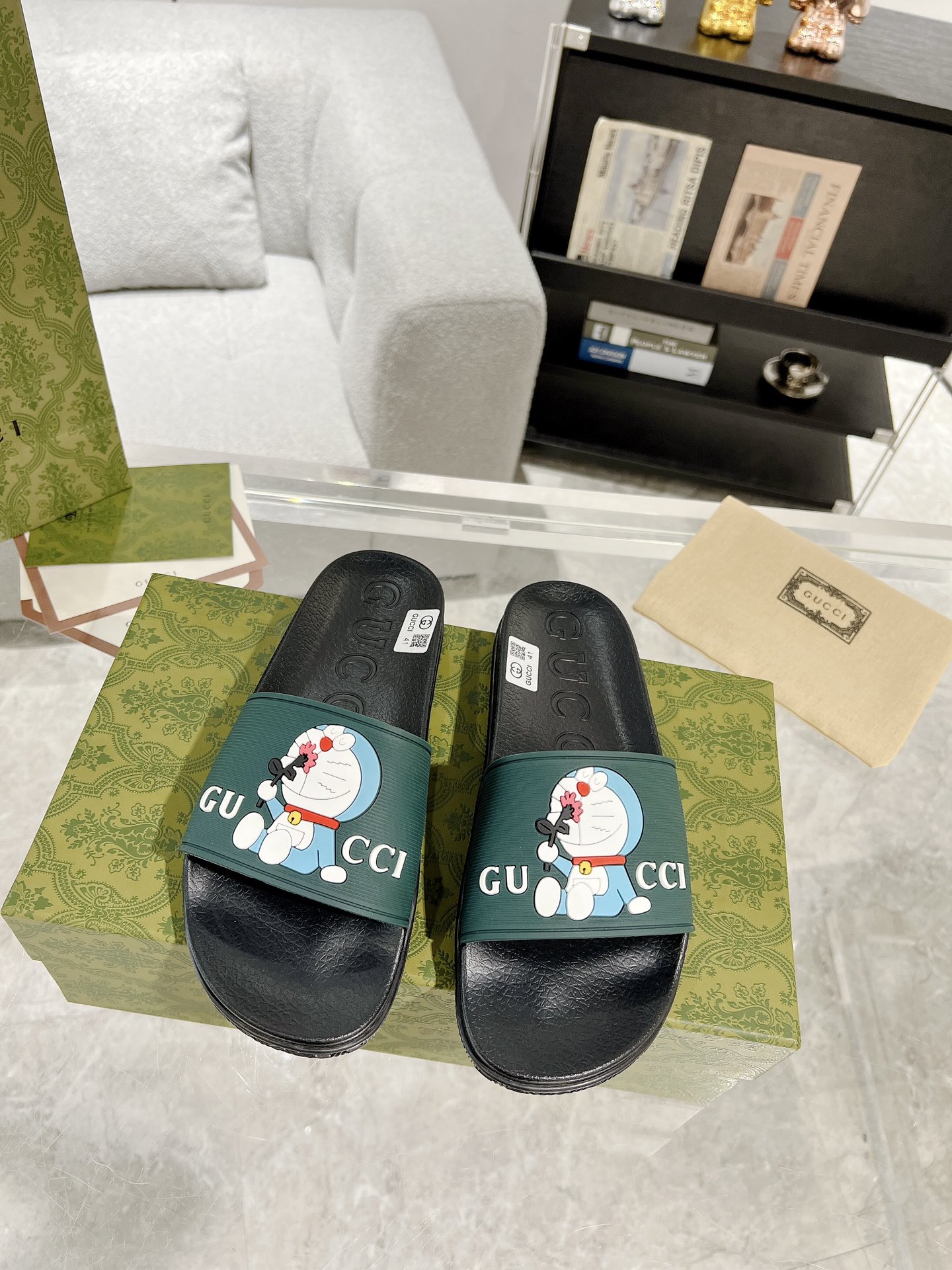 Gucci Good Game拖鞋 版 春夏 拖鞋 yp 还原
