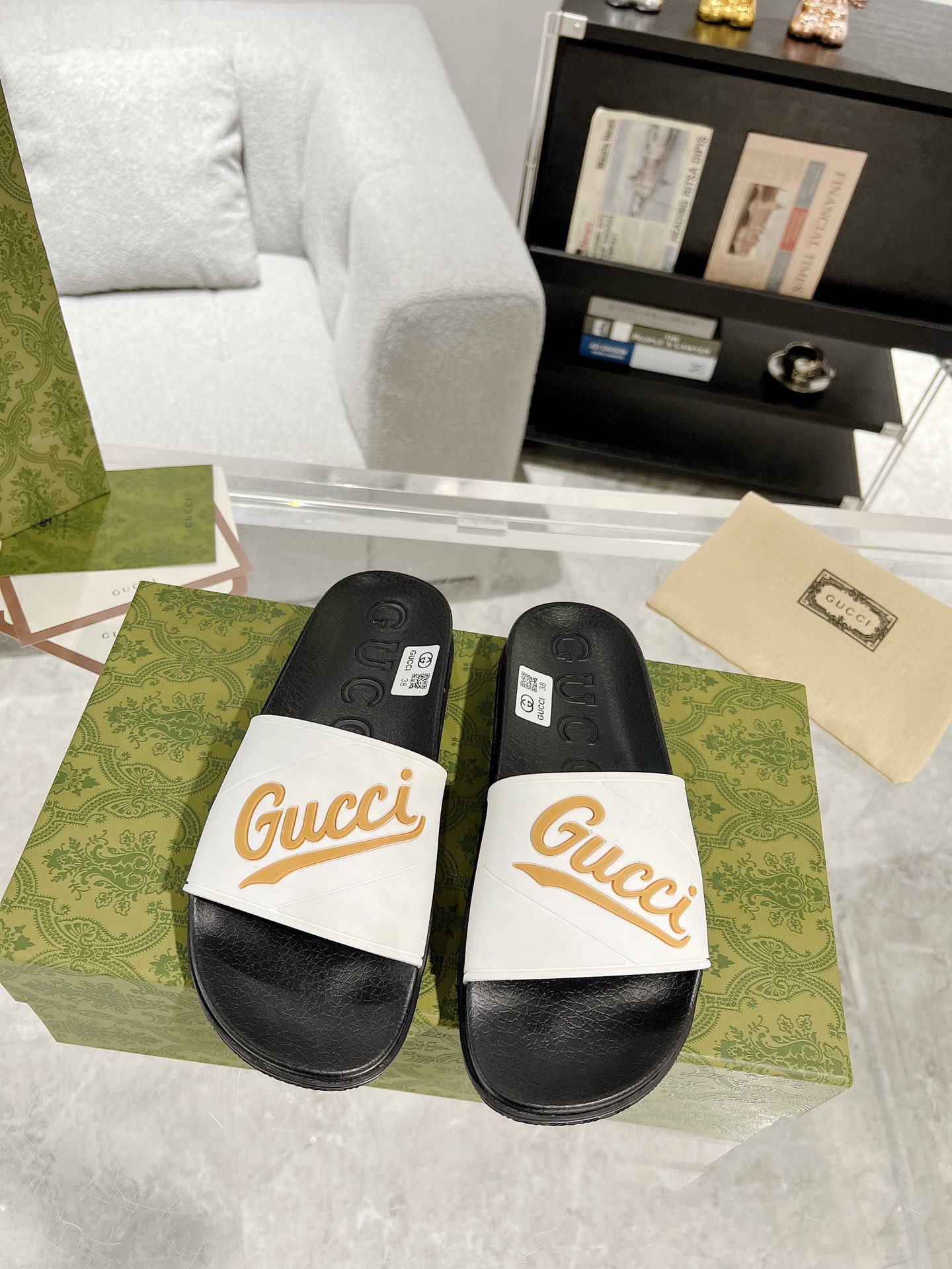Gucci Good Game拖鞋 版 春夏 拖鞋 yp 还原