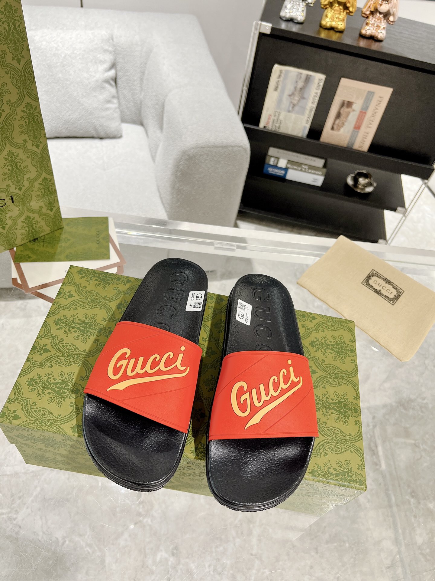 Gucci Good Game拖鞋 版 春夏 拖鞋 yp 还原