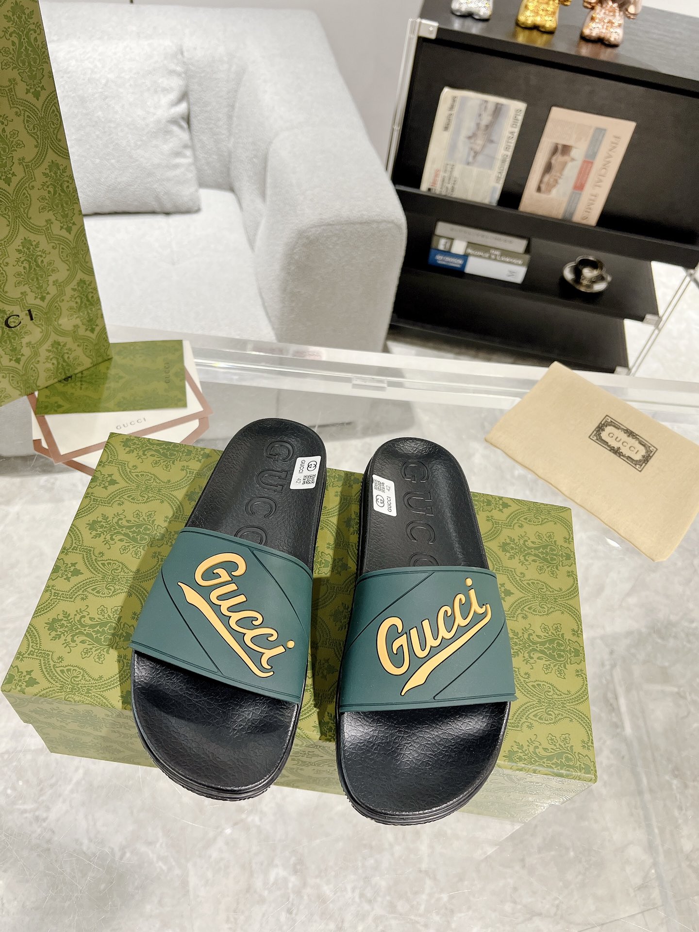 Gucci Good Game拖鞋 版 春夏 拖鞋 yp 还原