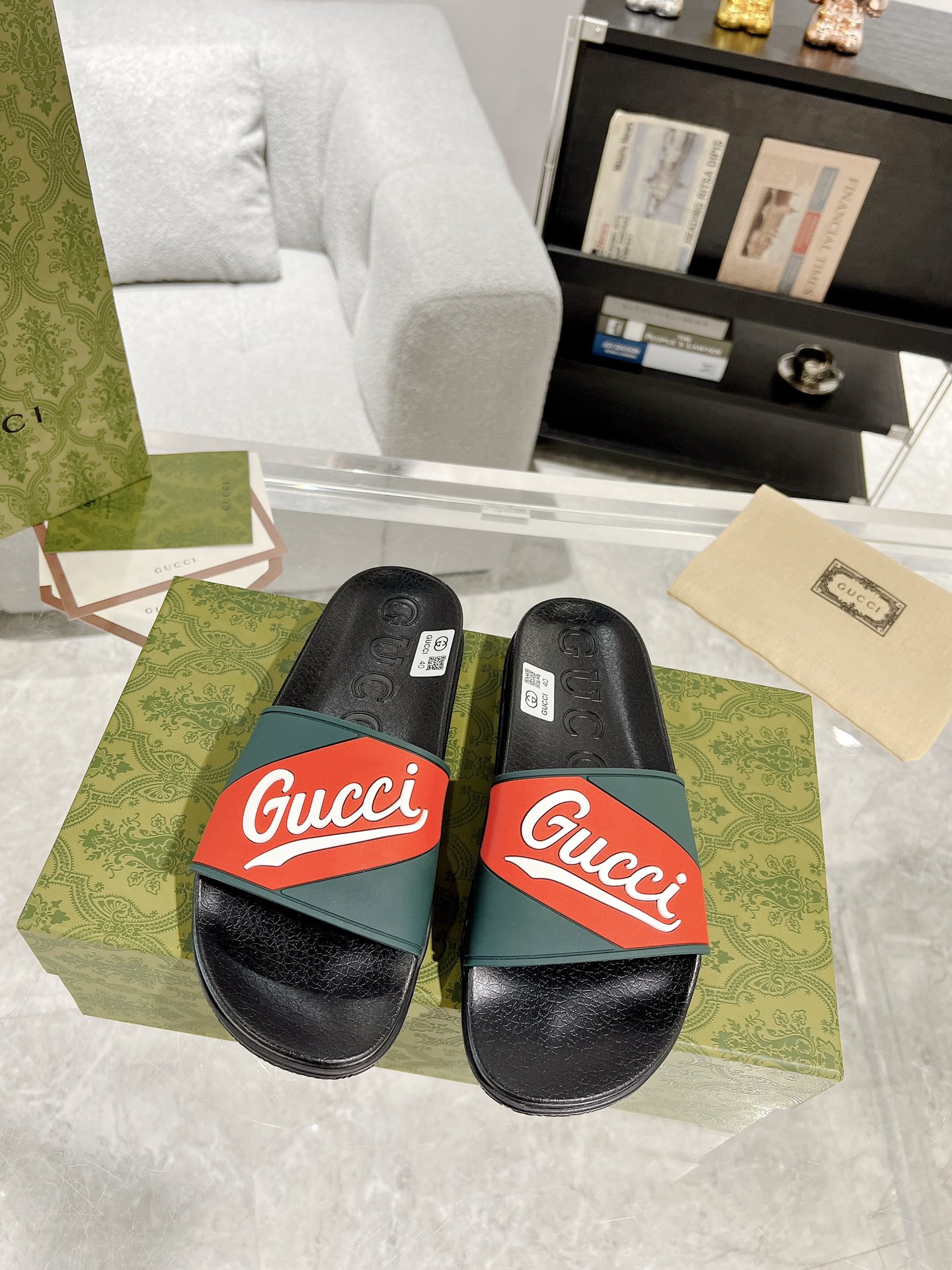 Gucci Good Game拖鞋 版 春夏 拖鞋 yp 还原