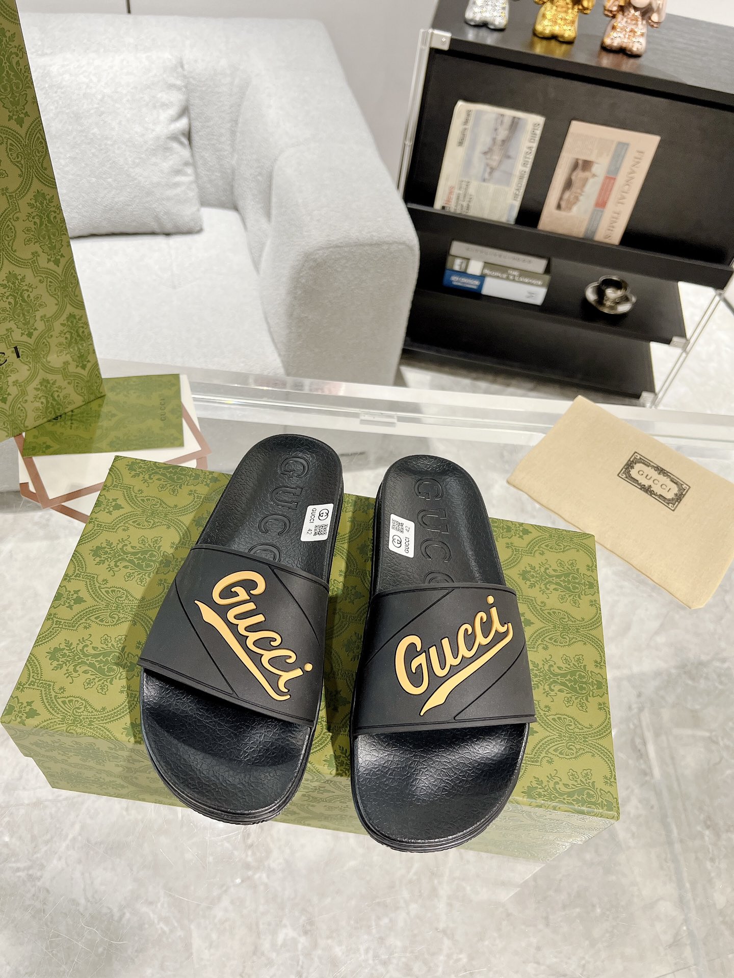 Gucci Good Game拖鞋 版 春夏 拖鞋 yp 还原