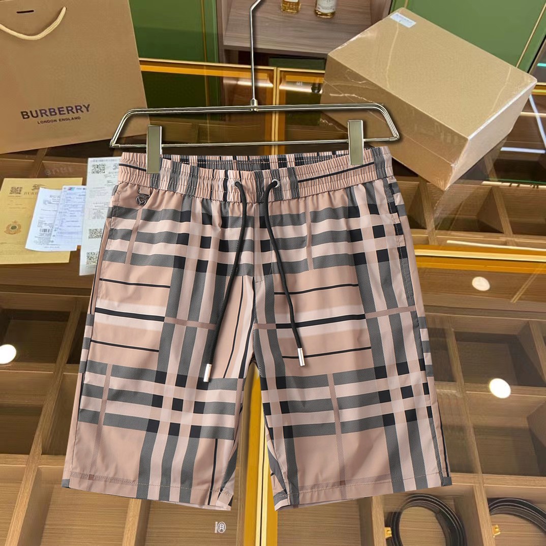 Burberry Kleding Korte Broek Mannen Zomercollectie Casual