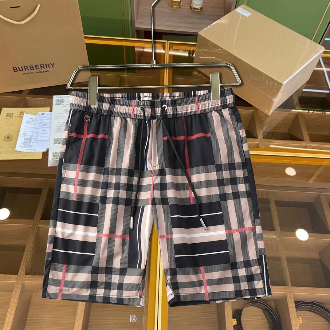 Burberry Kleding Korte Broek Mannen Zomercollectie Casual