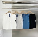 Ralph Lauren Clothing Shorts Black Blue Grey White Embroidery Unisex Cotton Knitting Fashion Casual