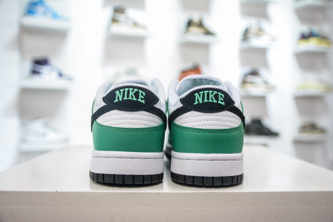 R Nike Dunk Low White Green Black Celtic FN3612-300