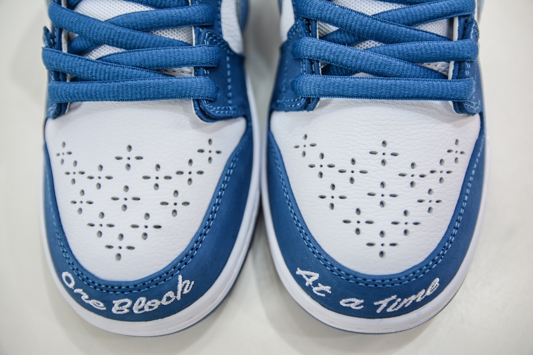 Pure original DUNK white blue jelly hook three-party joint Born xRaised xNike Dunk SB Low Release Date FN7819-400