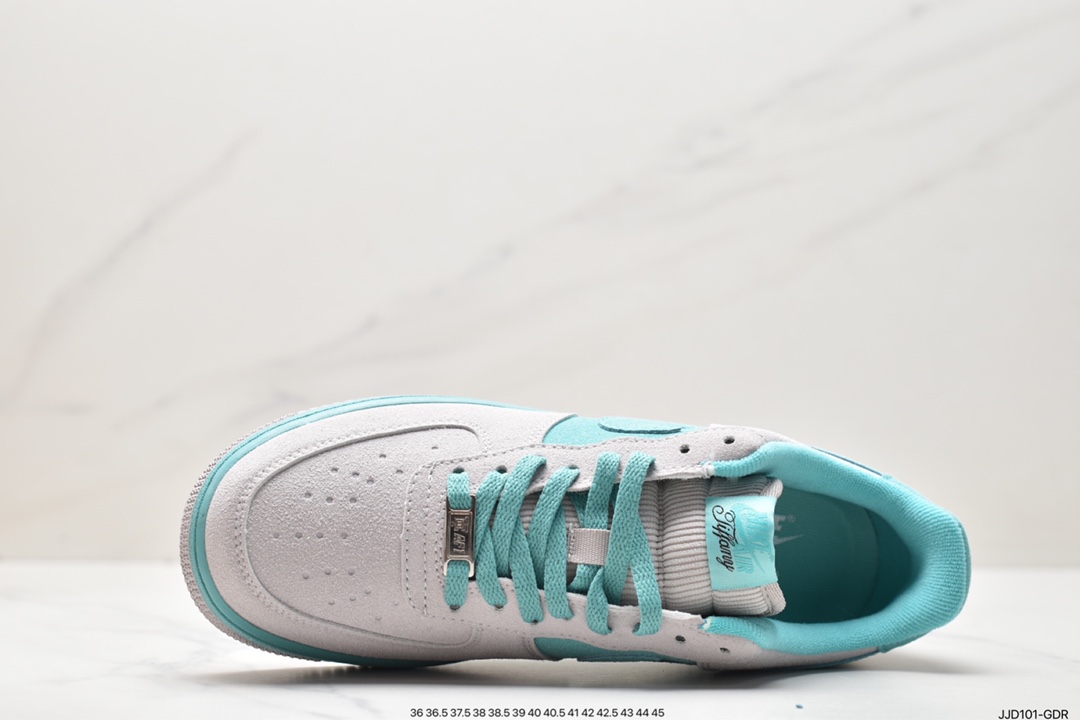 Co-branded Tiffany & Co. x Nike Air Force 1 Low SP ”1837” Air Force One sneakers ”Co-branded Tiffany Blue” DZ1382-001