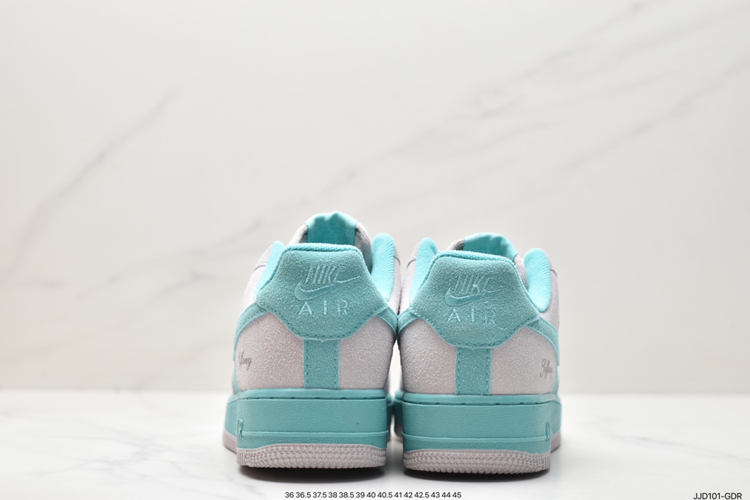 Co-branded Tiffany & Co. x Nike Air Force 1 Low SP ”1837” Air Force One sneakers ”Co-branded Tiffany Blue” DZ1382-001