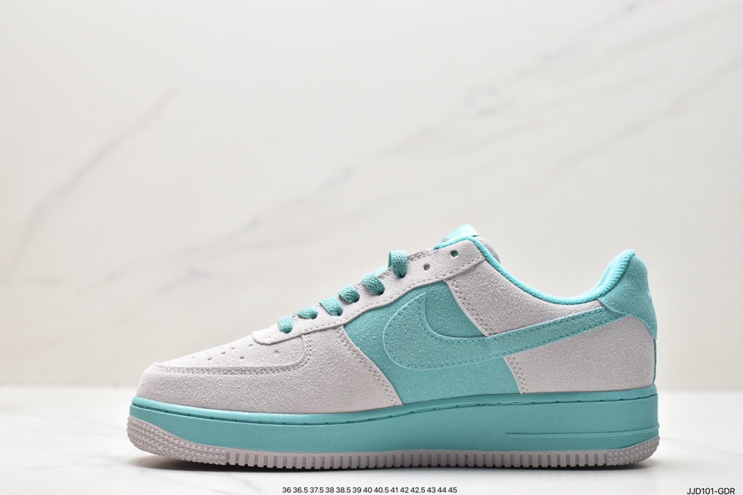 Co-branded Tiffany & Co. x Nike Air Force 1 Low SP ”1837” Air Force One sneakers ”Co-branded Tiffany Blue” DZ1382-001