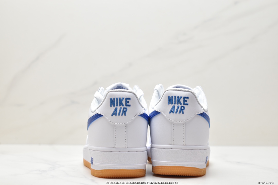 Nike Air Force 1 Low white and blue raw rubber Air Force 1 low-top sports and leisure sneakers DJ3911-101