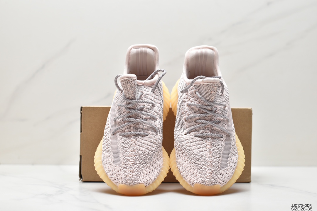 Adidas Yeezy Boost 350v2 Coconut Children's Shoes Popcorn Casual Sports Running Shoes