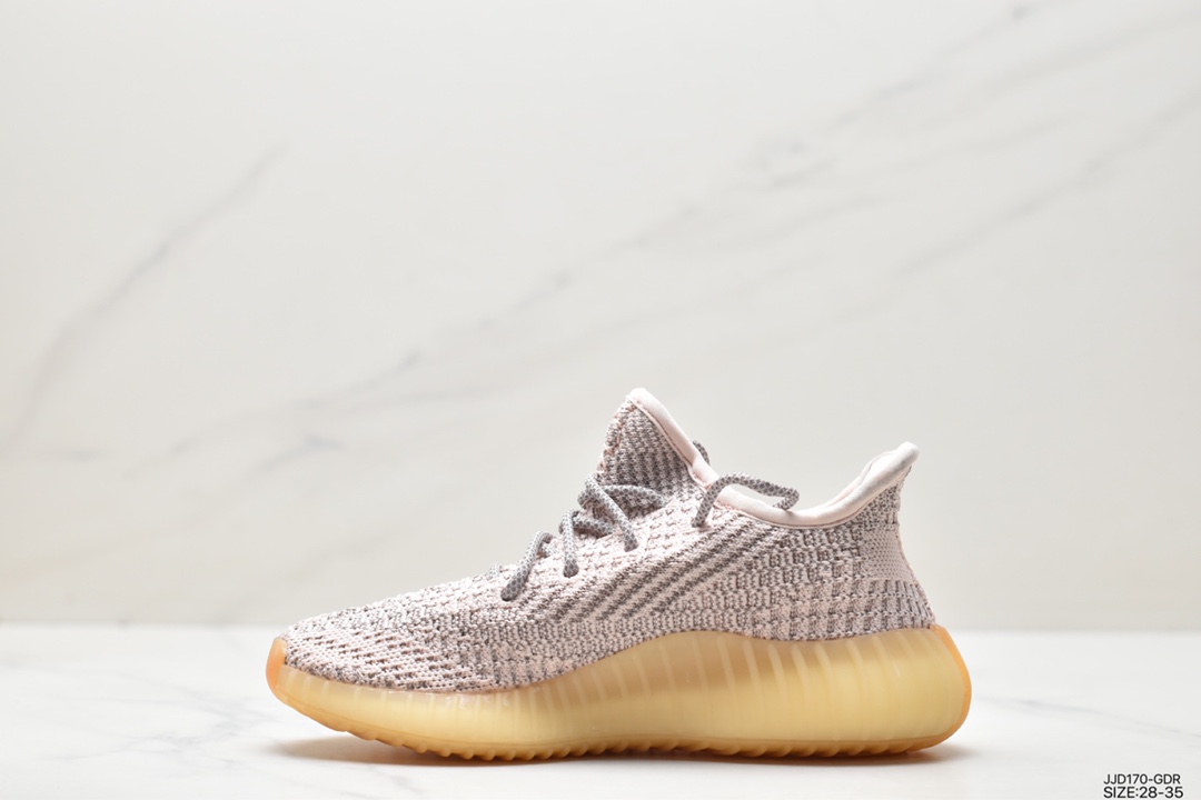 Adidas Yeezy Boost 350v2 Coconut Children's Shoes Popcorn Casual Sports Running Shoes