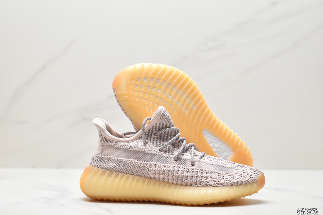 Adidas Yeezy Boost 350v2 Coconut Children's Shoes Popcorn Casual Sports Running Shoes