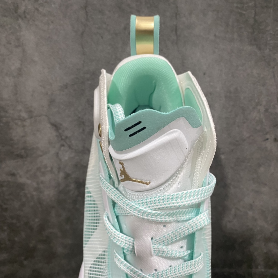 [K version pure original] Air Jordan AJ37 Guo Ailun white mint blue DV0921-173