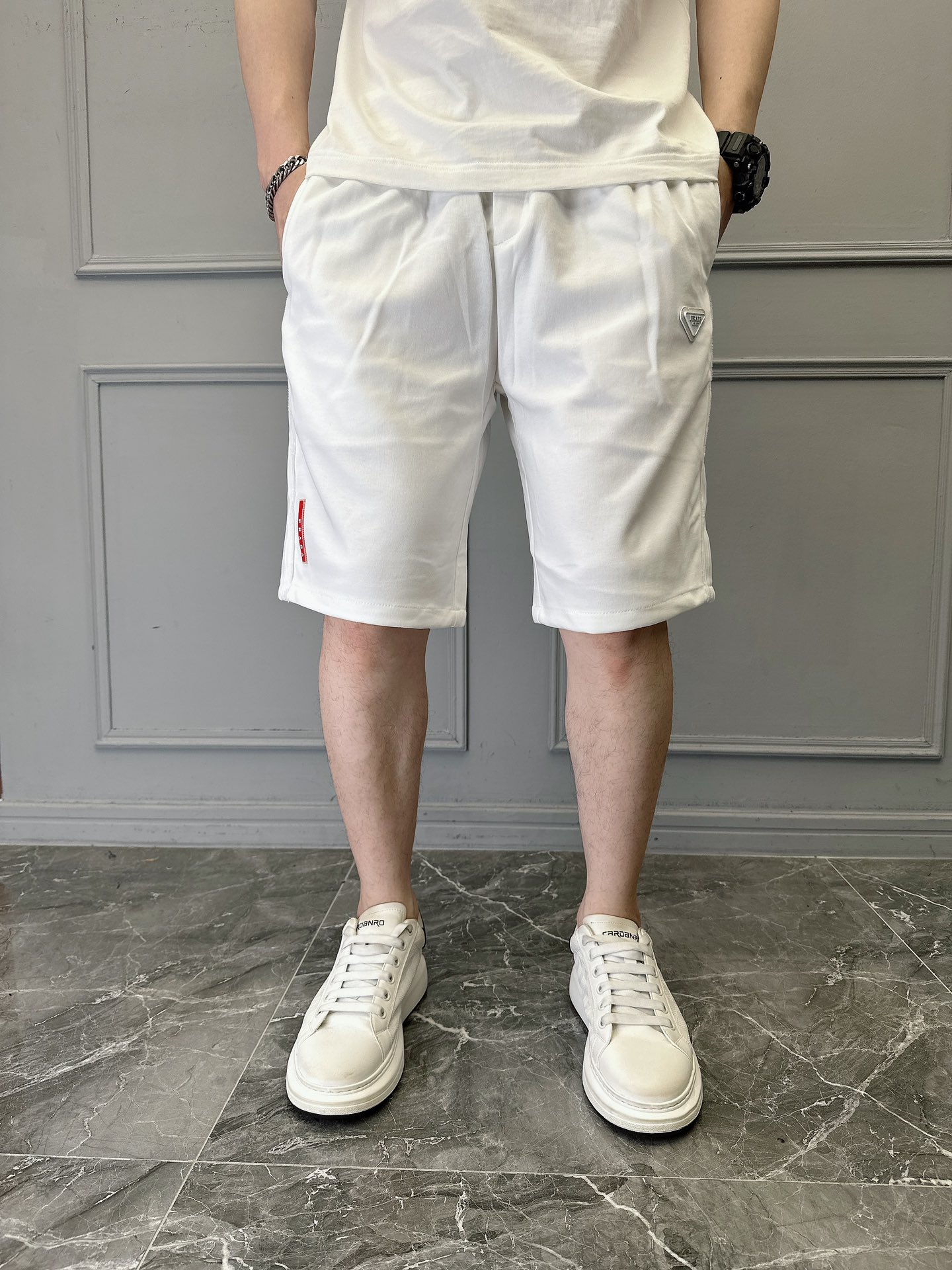 Prada Clothing Shorts Men Summer Collection Casual