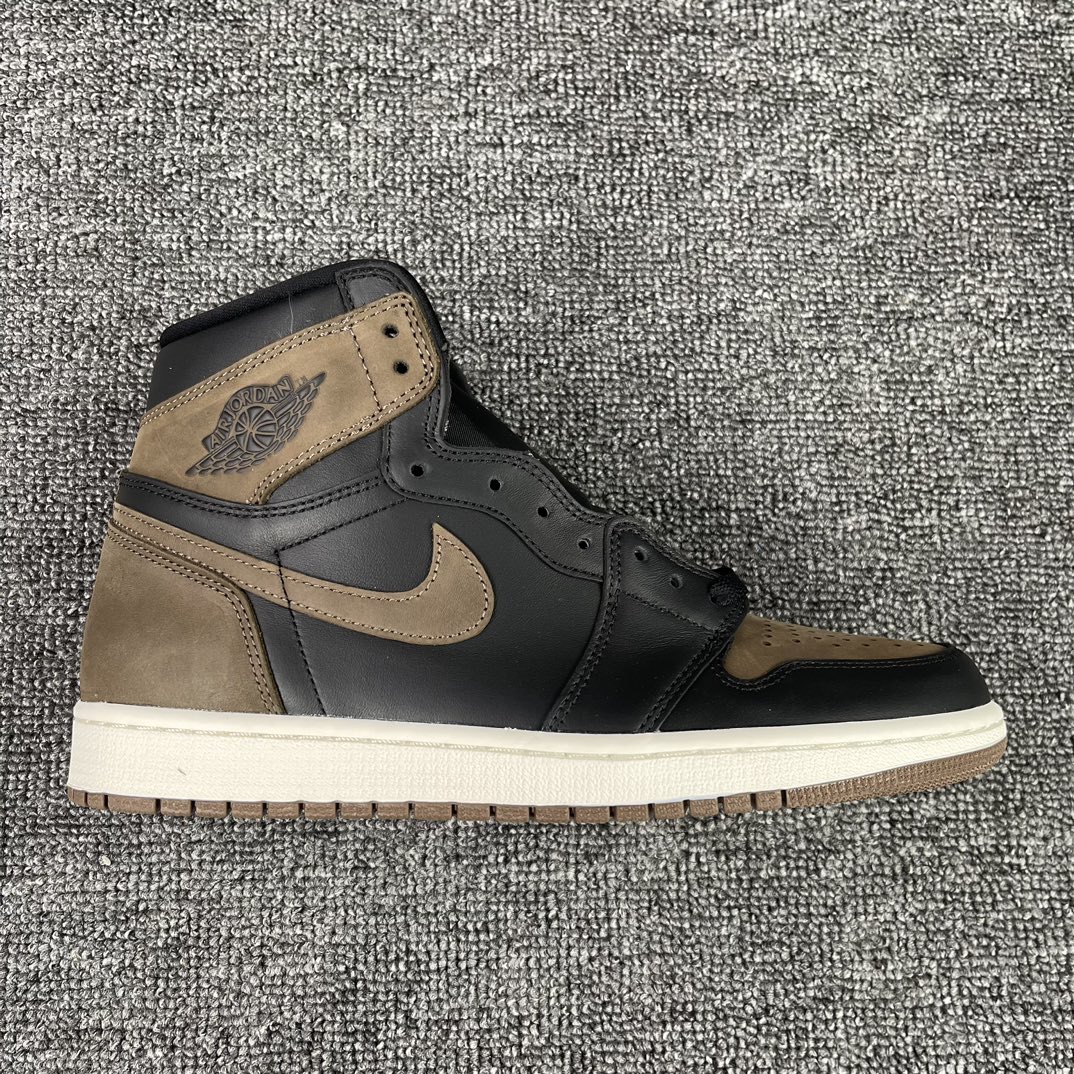 ️工厂清仓大型福利开闸️外贸F版AirJordan1棕黑带原盒原材料原鞋开发同步原鞋盒子尺码40-47.