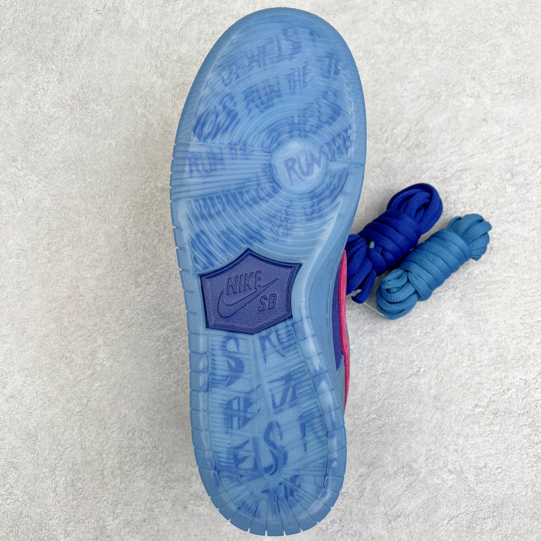 图片[9]-＃AY/GZ纯原福利 Run The Jewels x NK Dunk SB Low 说唱乐队联名 蓝毛怪 货号：DO9404-400 独家原厂航空铝磨具打磨大底 鞋头坡度极致还原 原盒原配 圈内天花板工艺 原厂冲刀 超高清洁度 全鞋零毛边皮料切割 全套原楦原模倾力打造完美版型 采用原厂百宏鞋带以及原厂百宏织唛舌标 内标可供原厂几率过验 原厂中底布黄色点胶 原厂中底布拉帮走线遵循公司 尺码对应库存‼️-选品中心