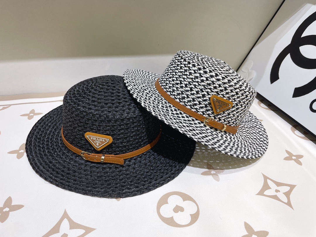 NO:824658,Special price with dust bag. [PRADA] 2026 new hot-selling straw hat with belt and limited edition, good sun protection and easy to match, a single item for travel, straw hat, fisherman hat, baseball cap, hat, prada, prada, espadrilles, hats19860909特价配防尘袋.【PRADA普拉达】2026新款爆款皮带走量款草帽,遮阳又好搭,出街旅行单品帽子草帽渔夫帽棒球帽,帽子,prada,prada,espadrilles,hats,hat
